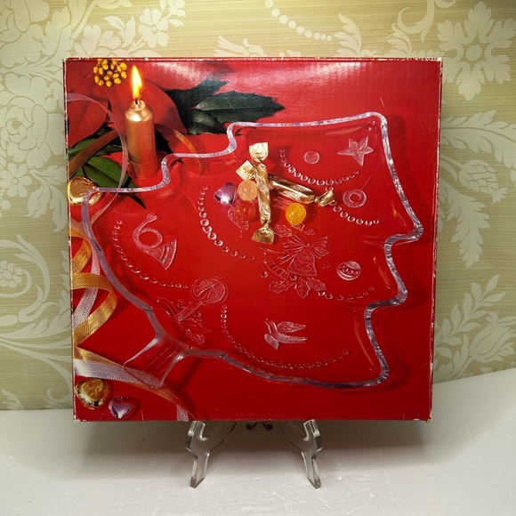 Mikasa Crystal Christmas Tree Clear 13” - Picture 1 of 7